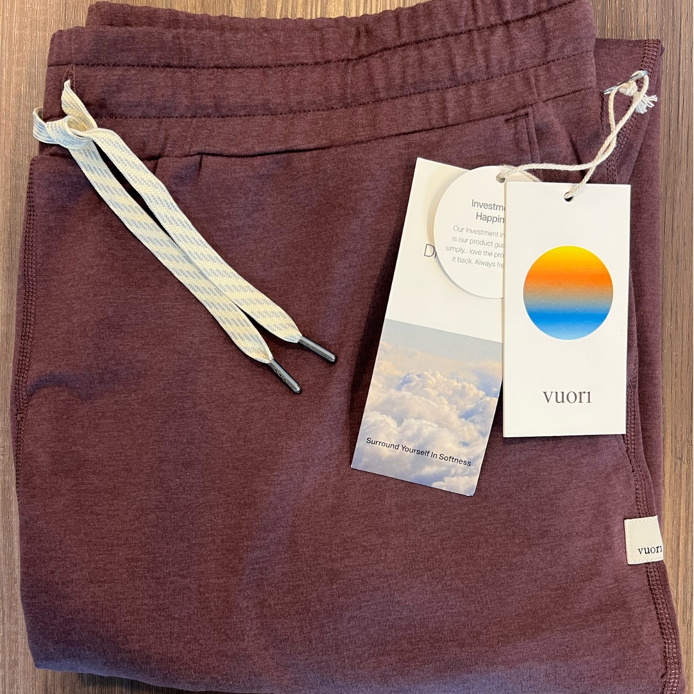 Vuori Burgundy Track Pants
